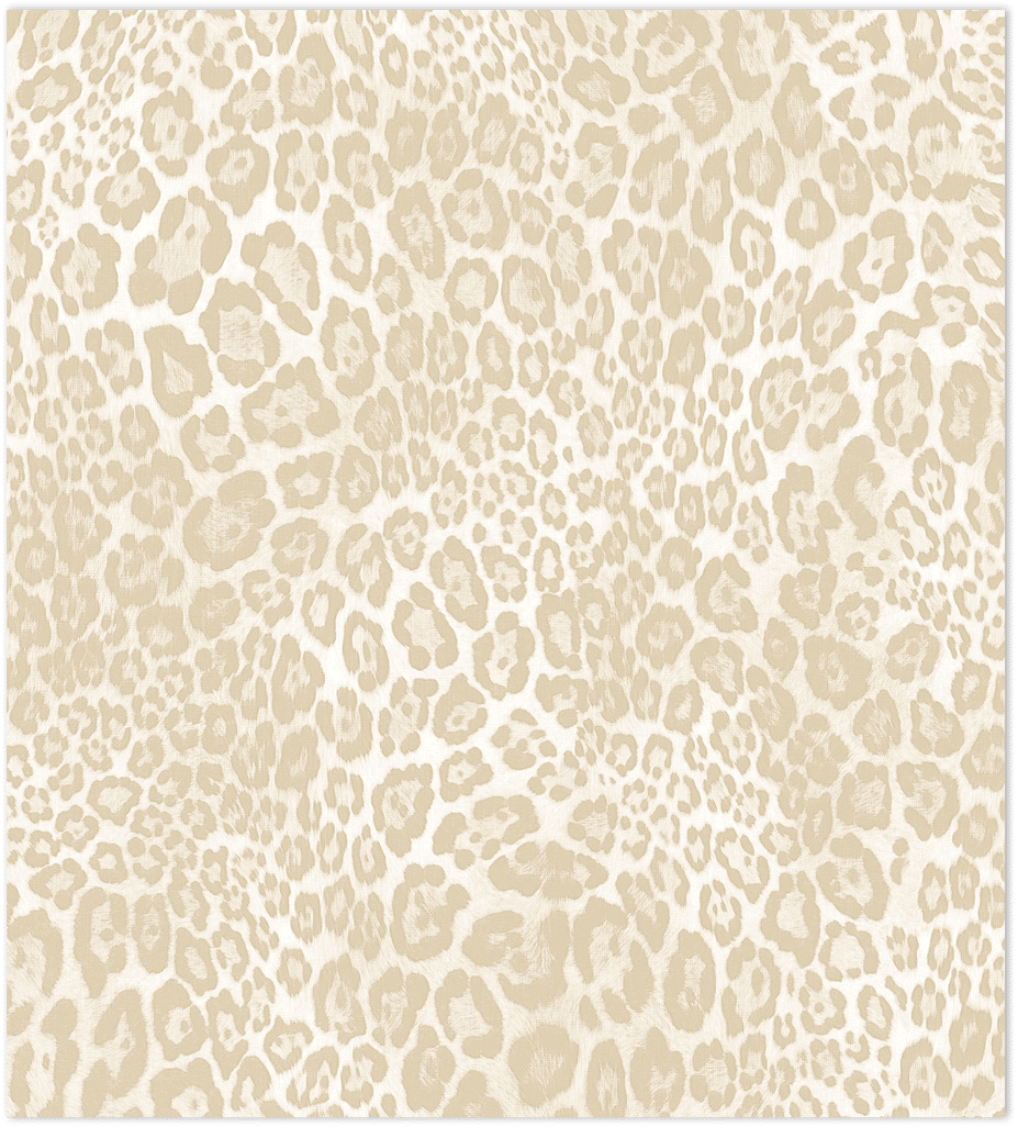 Beige leopard texture embossed wallpaper