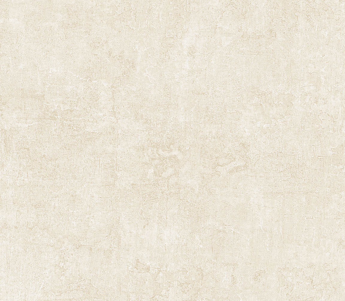 Cream plaster texture embossed wallpaper