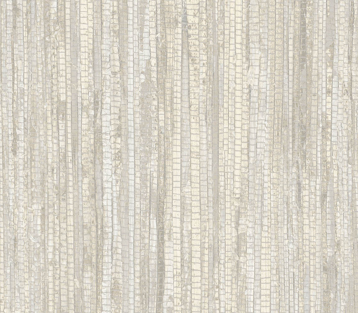 beige and cream rough grasscloth texture wallpaper