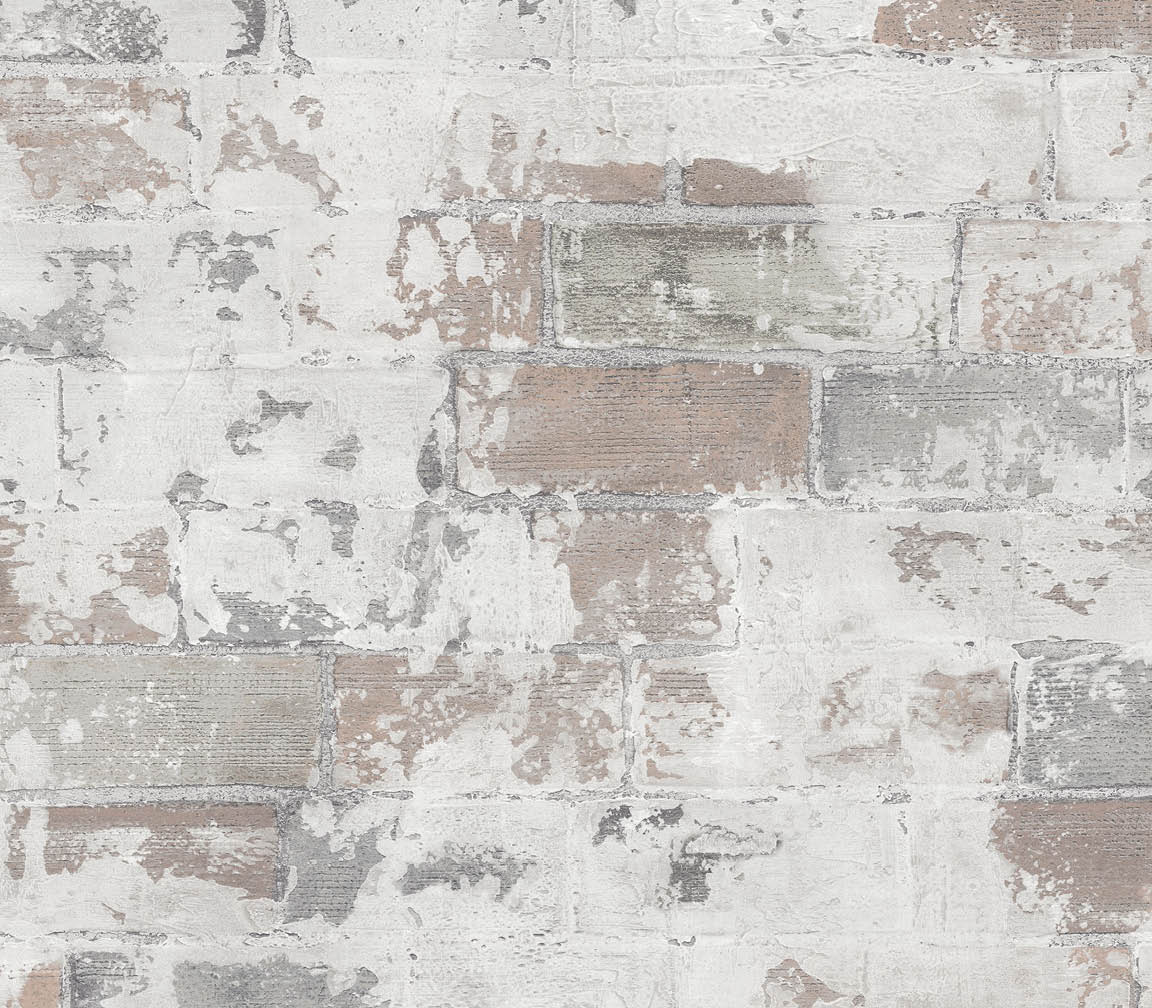 grey, beige and brown brick wallpaper