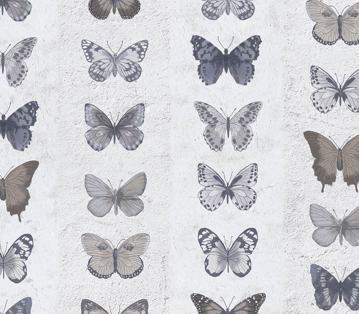 blue and grey butterflies wallpaper