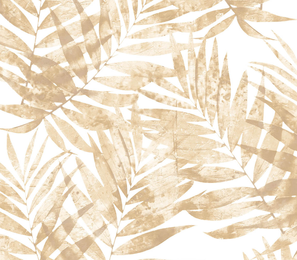 tan and beige palm leaves wallpaper