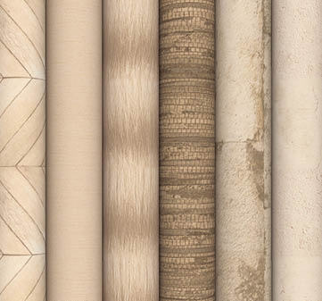 Wallcovering design rolls from the Organic Textures collection