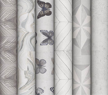 Wallcovering design rolls from the Organic Textures collection