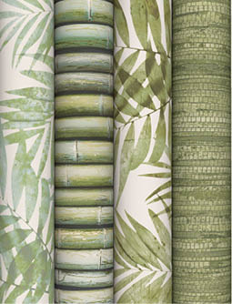 Wallcovering design rolls from the Organic Textures collection