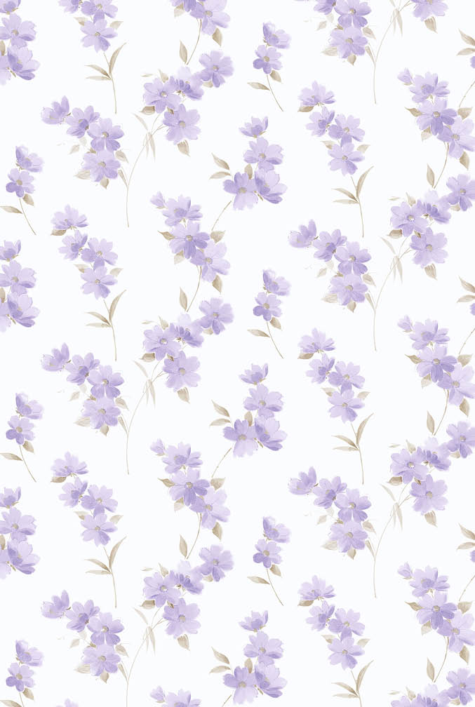 purple and brown floral wallpaper