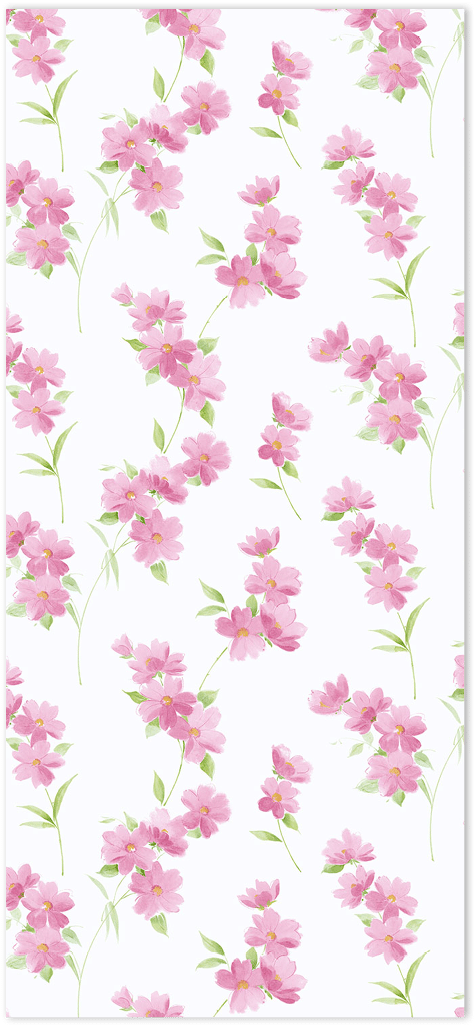 pink and green floral wallpaper