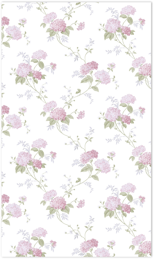 pink and purple mini hydrangea trail wallpaper