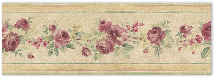pink and beige wedding floral border wallpaper
