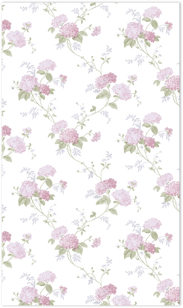 pink and purple mini hydrangea trail wallpaper