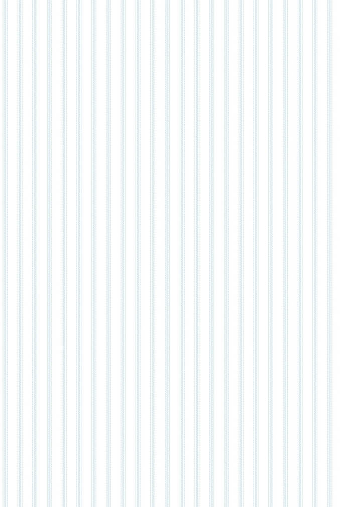 teal and white ticking stripe wallpaper