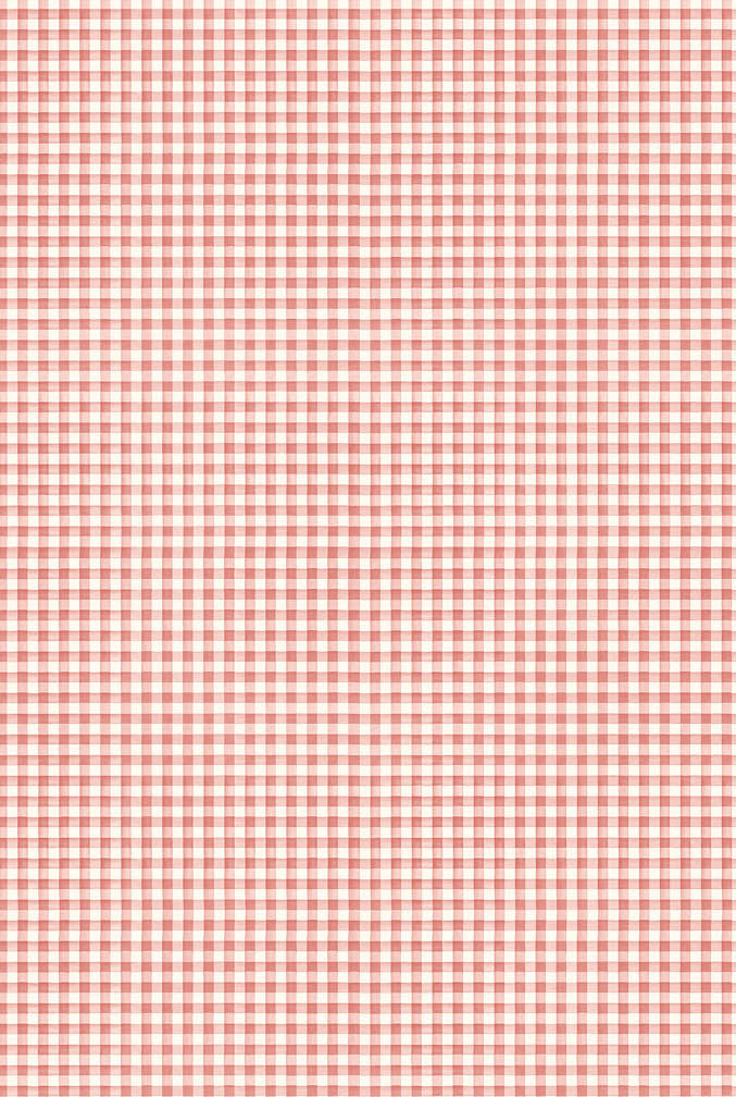 red gingham wallpaper