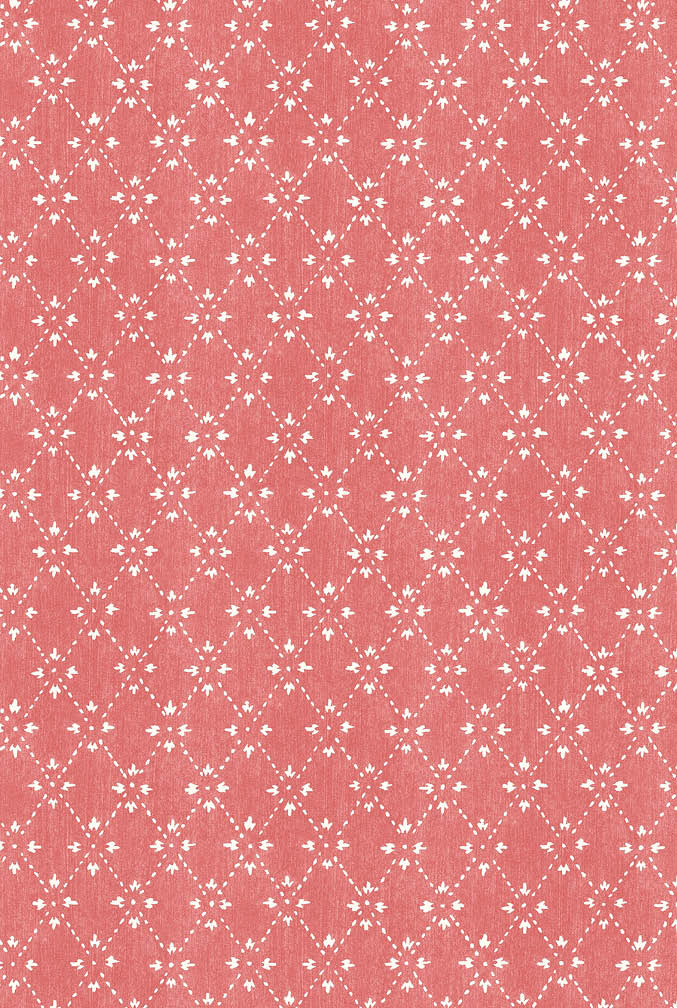 red and white pattern wallpaper