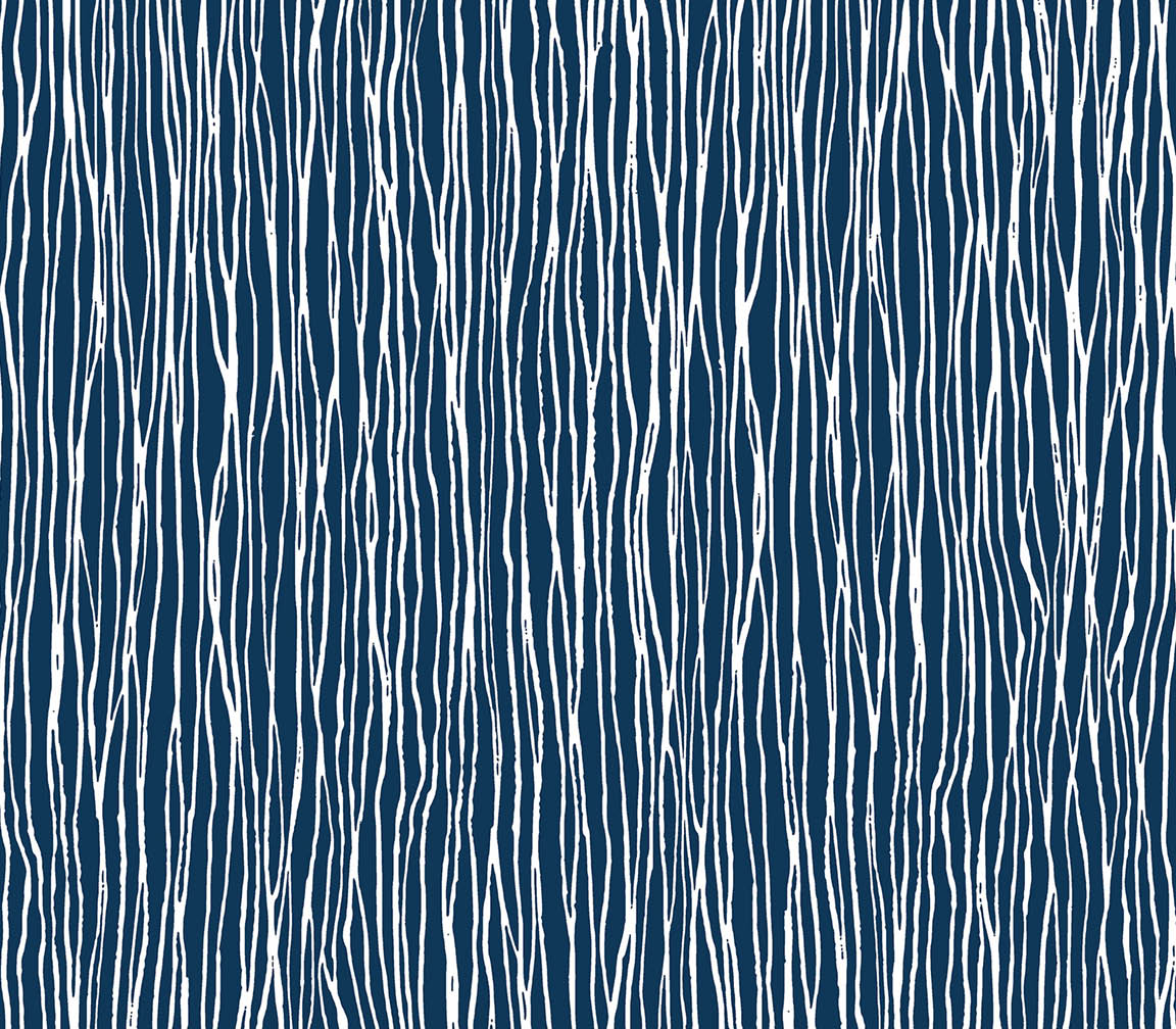 Navy Jacaranda Wave wallpaper