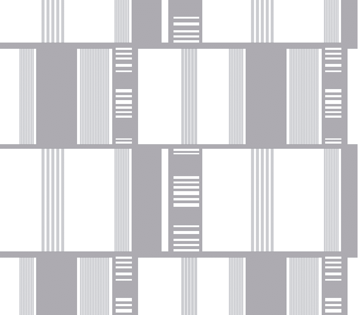 Metallic silver and grey grid lock geometric wallpaper