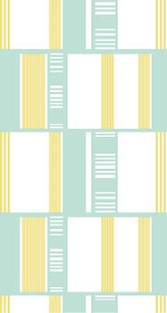 Mint green and lime grid lock geometric wallpaper