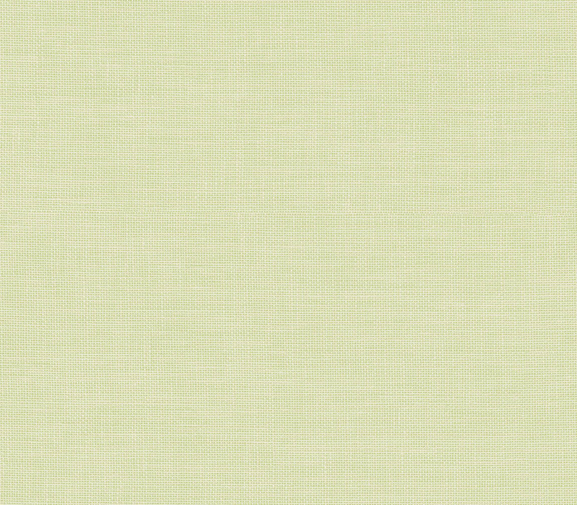 Green rose linen wallpaper