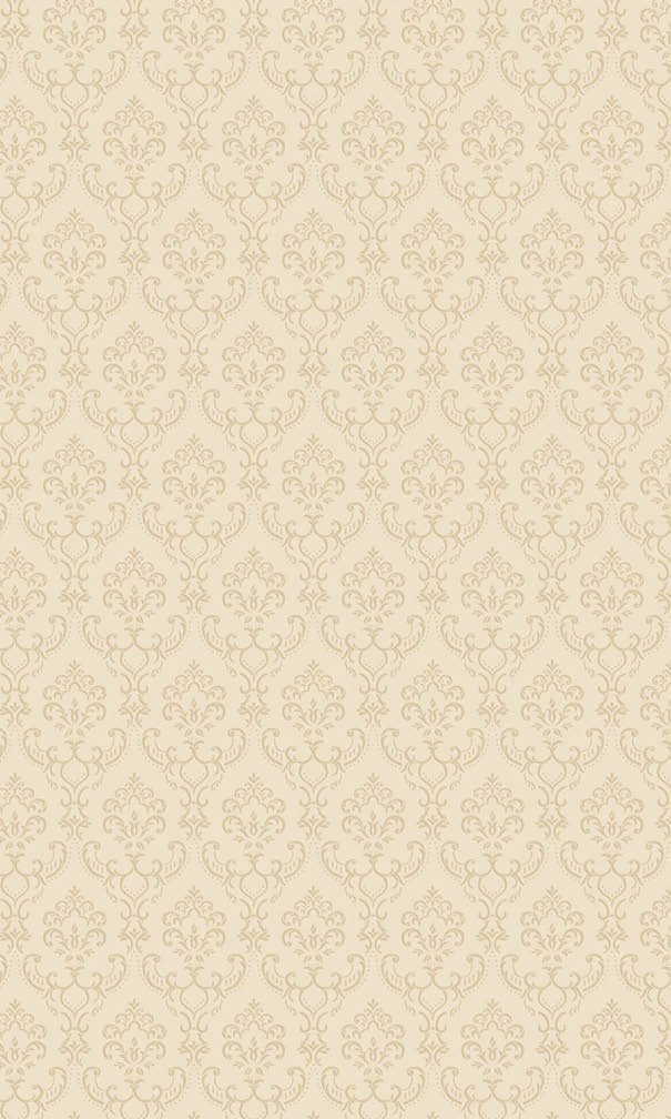 cream silks small damask wallpaper