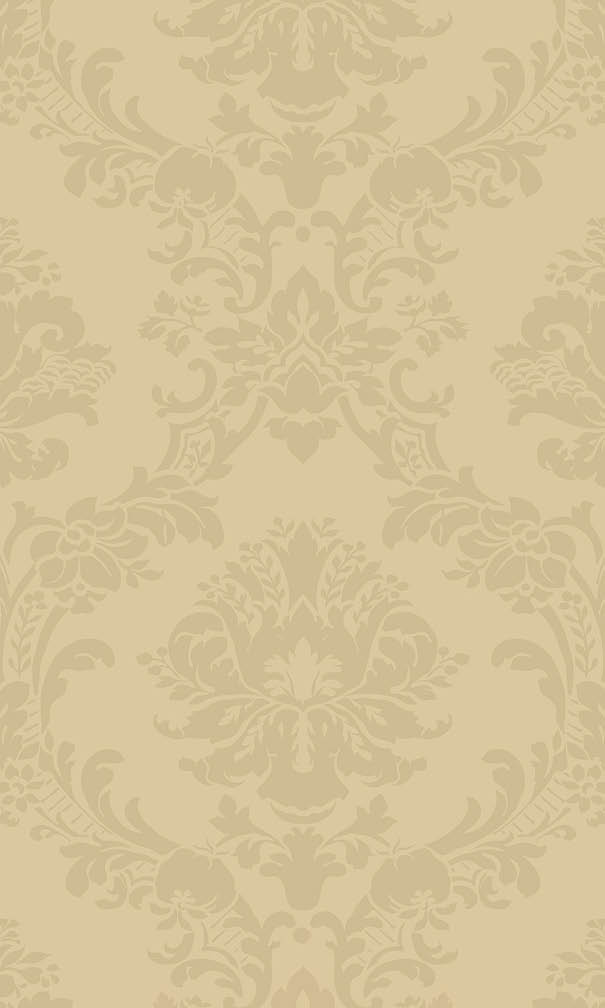 gold light reflective in-register damask wallpaper