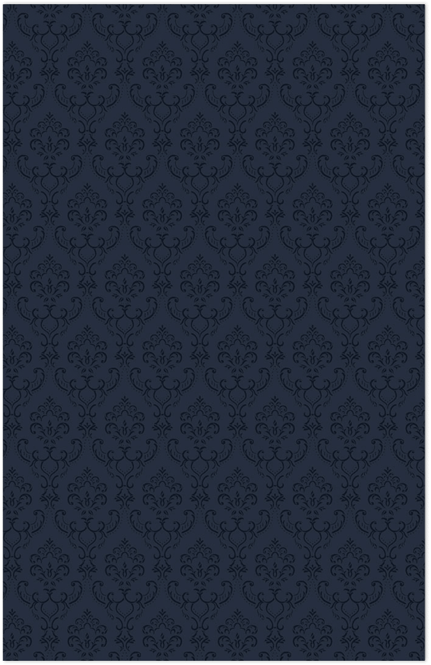 Navy small damask silks wallpaper