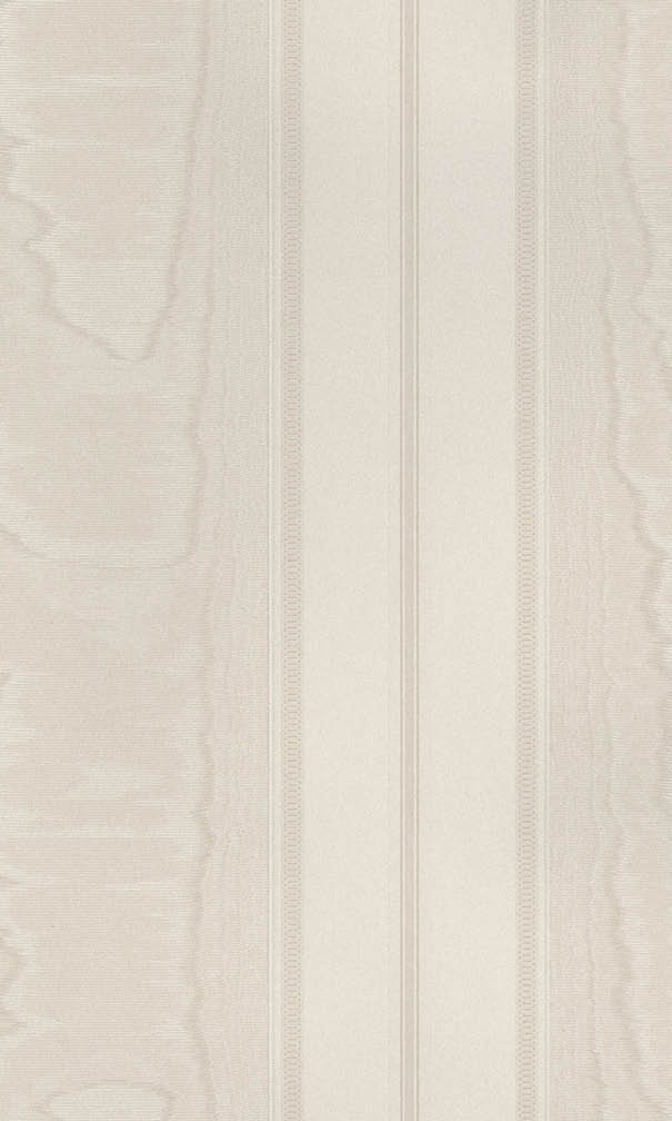 beige moire stripe silks wallpaper