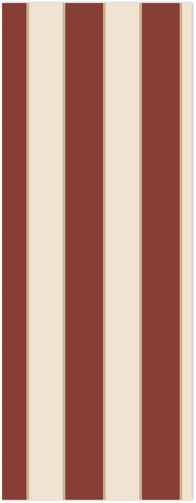 red and gold light reflective formal stripe wallpaper