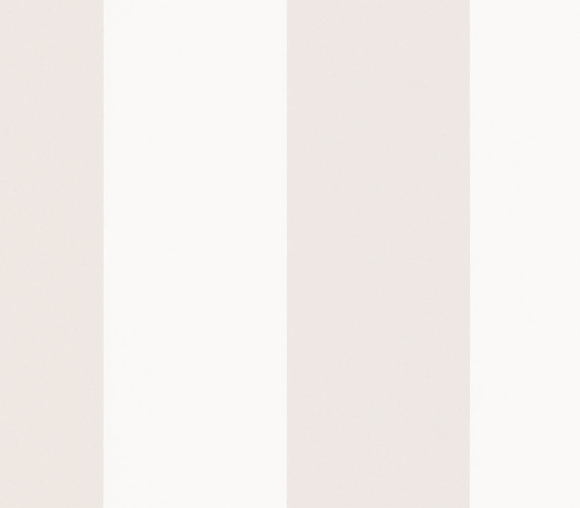 Pearl and opaque white 5 25  stripe wallpaper