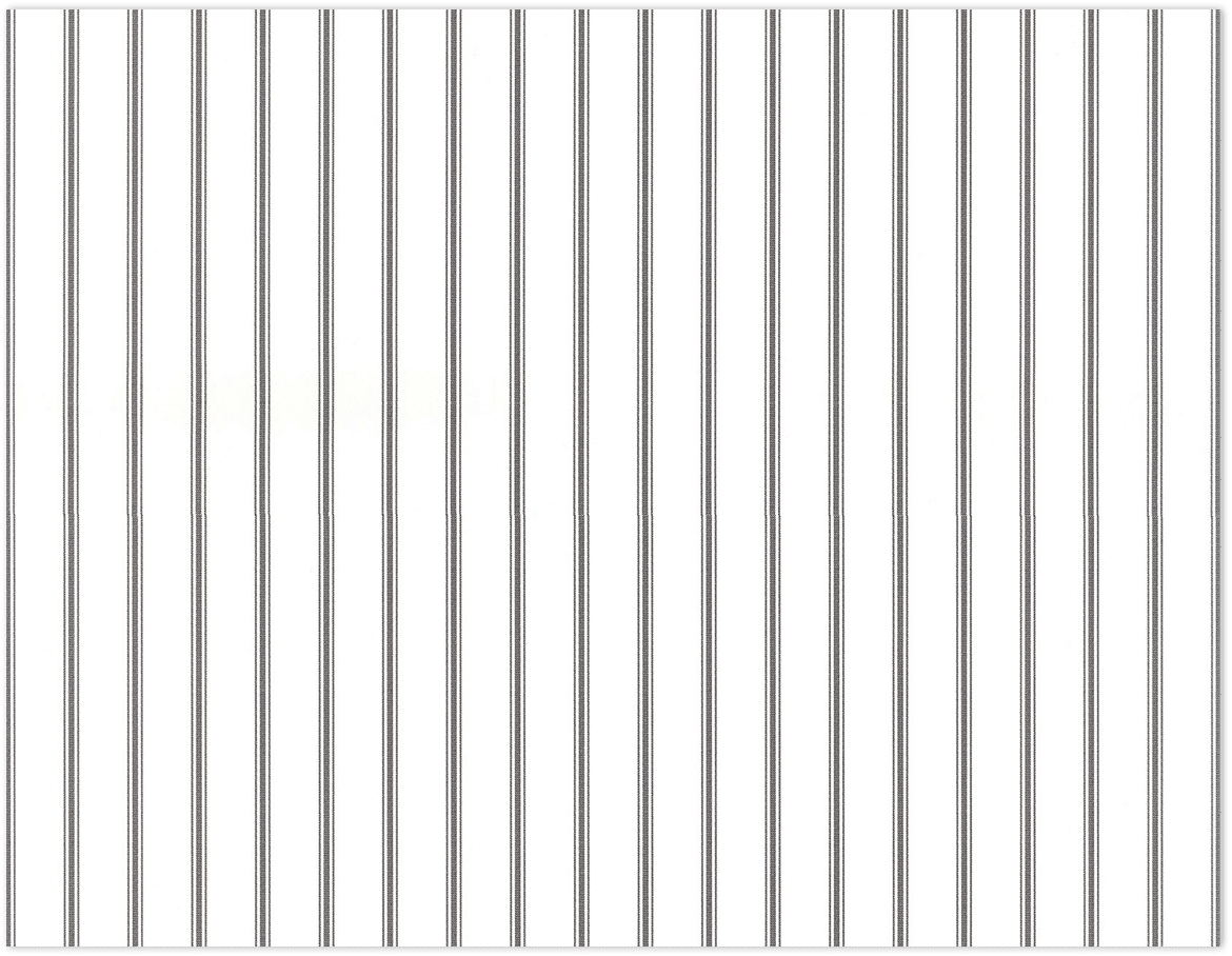 black and white ticking stripe wallpaper