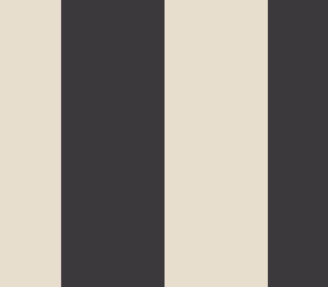 Black and beige 5 25  stripe wallpaper