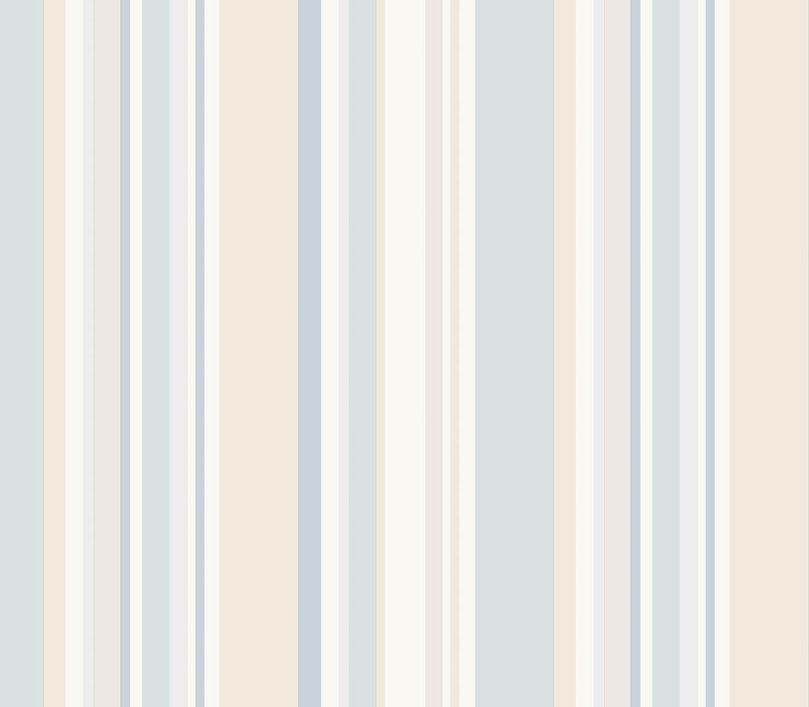 blue and beige step stripe wallpaper