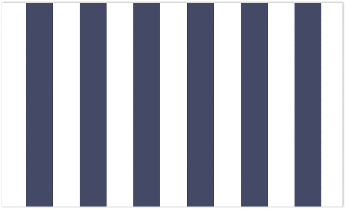 Navy and white Regency stripe wallpaper