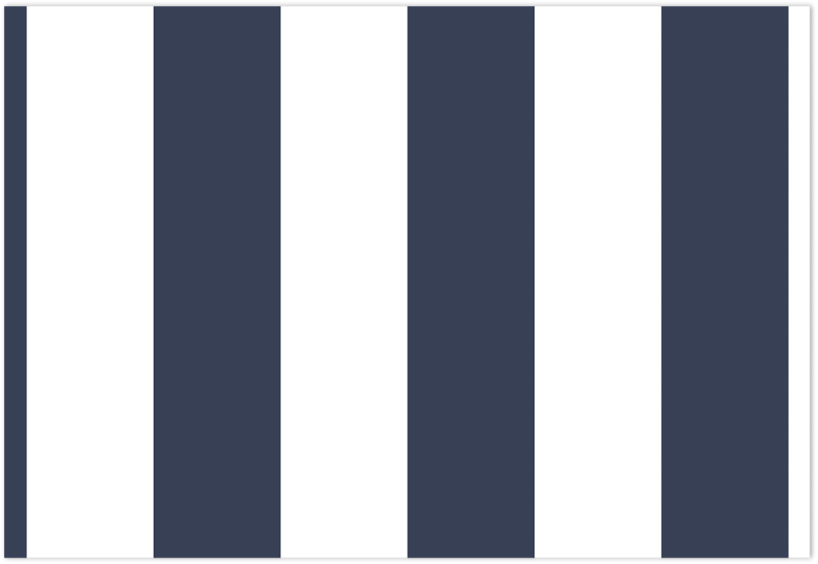 Navy and white tent stripe wallpaper