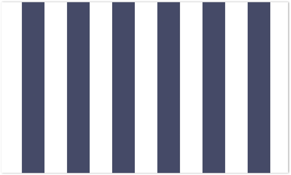 Navy and white Regency stripe wallpaper