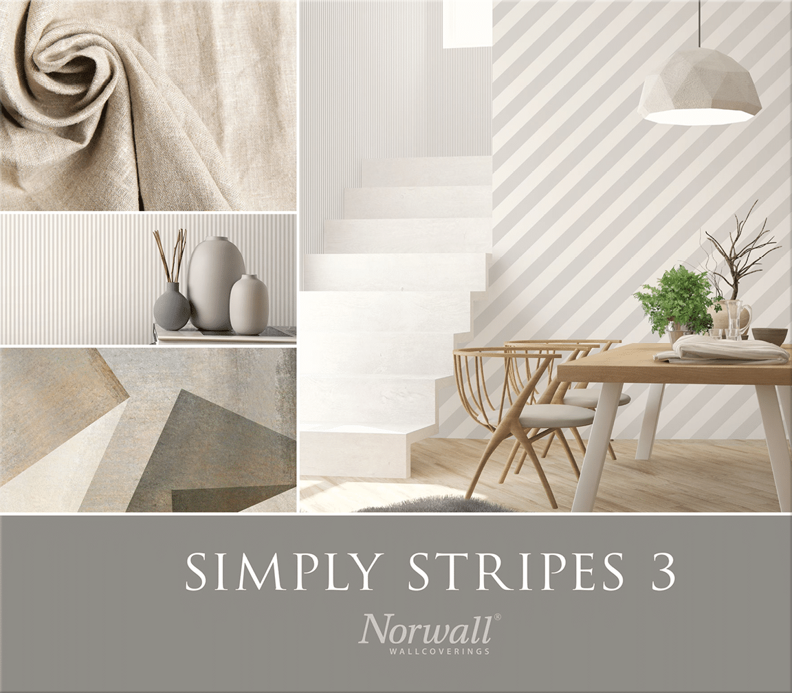 Simply Stripes 3 book cover  A collection of stripe wallpapers